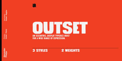 Outset Font Poster 1