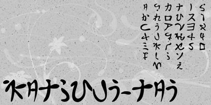 Katsuji Tai Font Poster 2