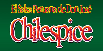 Chilespice Font Poster 1