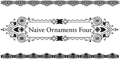 Naive Ornaments Font Poster 2