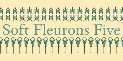 Soft Fleurons Font Poster 1