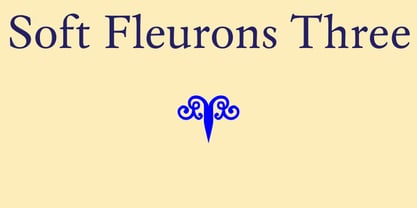 Soft Fleurons Font Poster 3