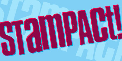 Stampact Font Poster 1
