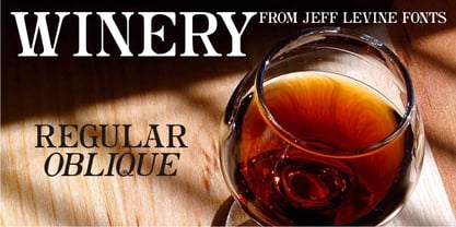 Winery JNL Font Poster 1