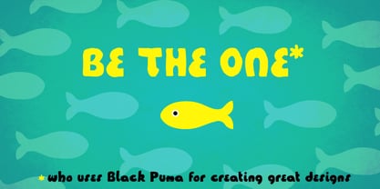 Black Puma Font Poster 6