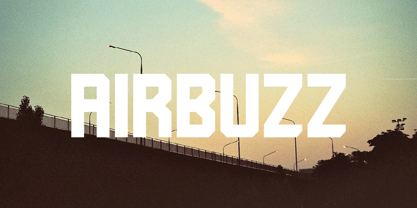 Airbuzz Font Poster 1