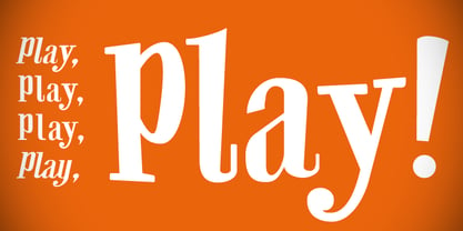 CA Play Font Poster 1