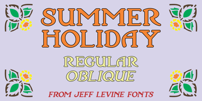 Summer Holiday JNL Font Poster 1