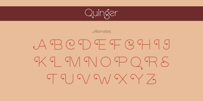 Quinger Font Poster 10