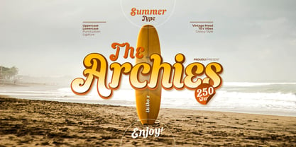 The Archies Typeface Font Poster 1