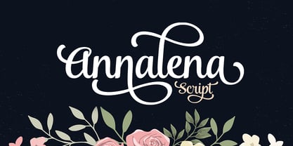 Annalena Script Font Poster 1