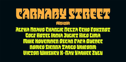 Carnaby Street Font Poster 5