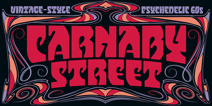 Carnaby Street Font Poster 1