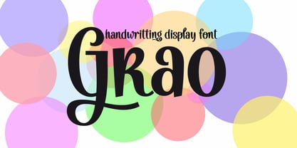 Grao Font Poster 1