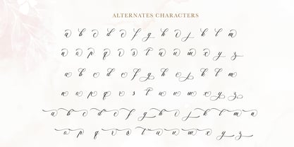 Alexandra Calligraphy Fuente Póster 8