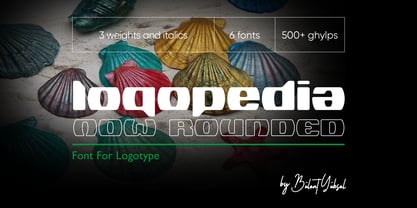 Logopedia Now Rounded Font Poster 1