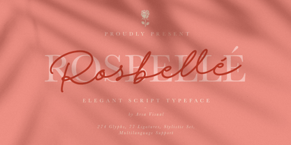 Rosbelle Font Poster 1