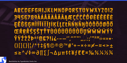 Hachimitsu Font Poster 7