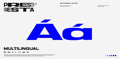 Presta Font Poster 7