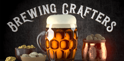 Brewing Crafters Font Poster 5