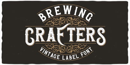 Brewing Crafters Font Poster 1