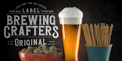 Brewing Crafters Font Poster 9