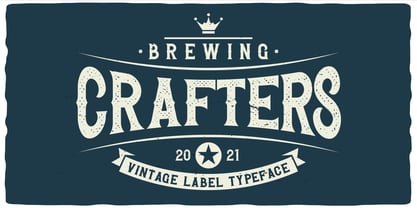 Brewing Crafters Font Poster 4