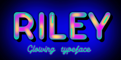 Riley Wow Font Poster 1