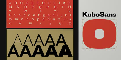 Kubo Sans Font Poster 4