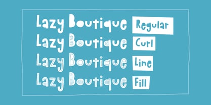 Lazy Boutique Font Poster 5