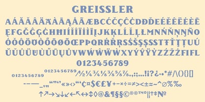 Greissler Font Poster 3