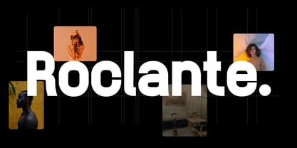 Roclante Display Font Poster 1