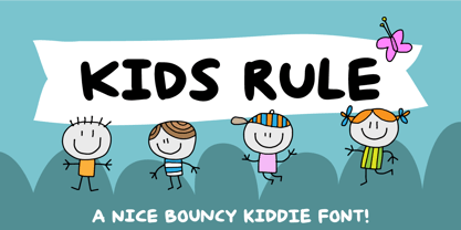 Kids Rule Font Poster 1