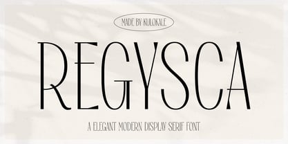 Regysca Font Poster 1