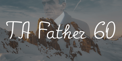 TA Father 60 Font Poster 1
