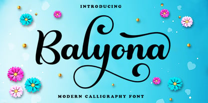 Balyona Font Poster 1