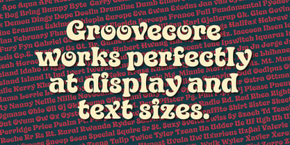 Groovecore Font Poster 5