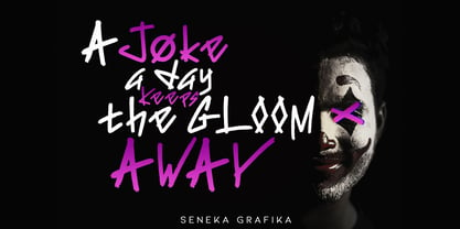 The Trolling Joker Font Poster 4