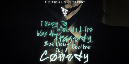 The Trolling Joker Font Poster 2
