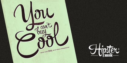 Hipster Script Pro Font Poster 3