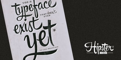 Hipster Script Pro Font Poster 6