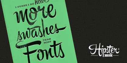 Hipster Script Pro Font Poster 1