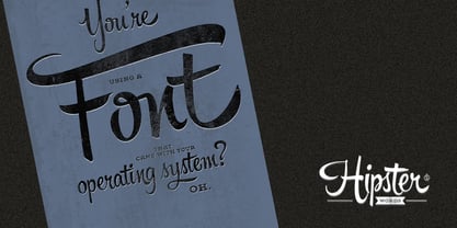 Hipster Script Pro Font Poster 4