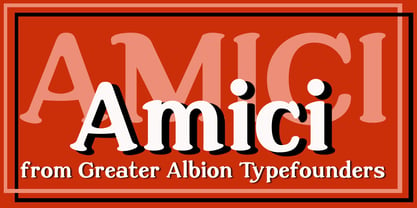 Amici Font Poster 1