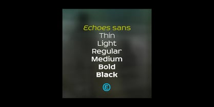 Echoes Sans Police Poster 3