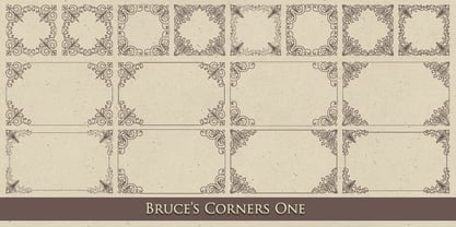 MFC Bruce Corners One Font Poster 6