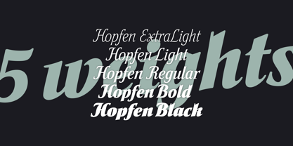 Hopfen Font Poster 5