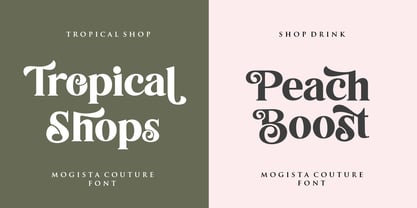 Mogista Couture Font Poster 13