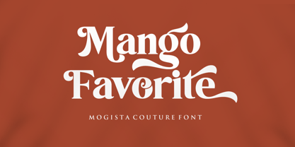 Mogista Couture Font Poster 4