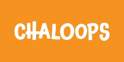 Chaloops Font Poster 1